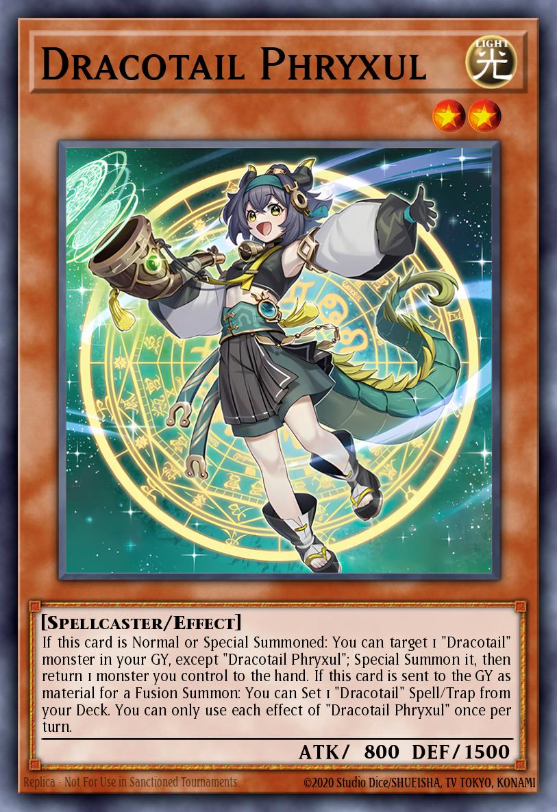(023) YuGiOh TCG DOOD: Doom of Dimensions Single: Dracotail Phryxul (V.1 - Secret Rare)  Secret Rare