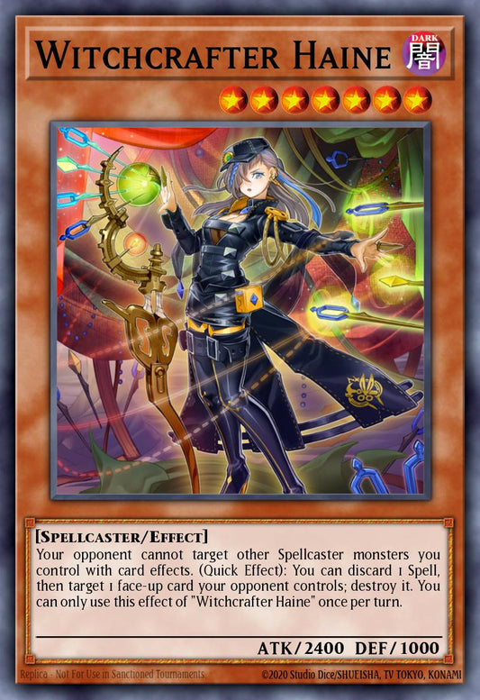 (223) YuGiOh TCG MP20: 2020 Tin of Lost Memories Mega Pack Single: Witchcrafter Haine  Secret Rare