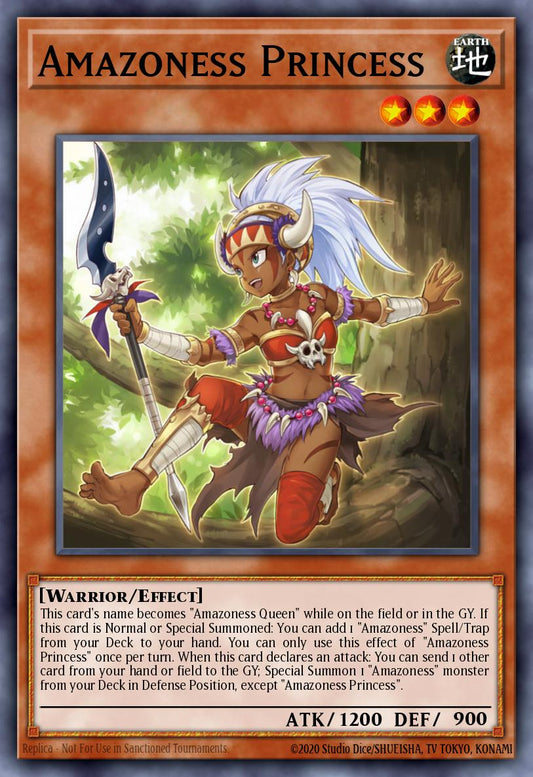 (008) YuGiOh TCG LEDU: Legendary Duelists Single: Amazoness Princess  Super Rare