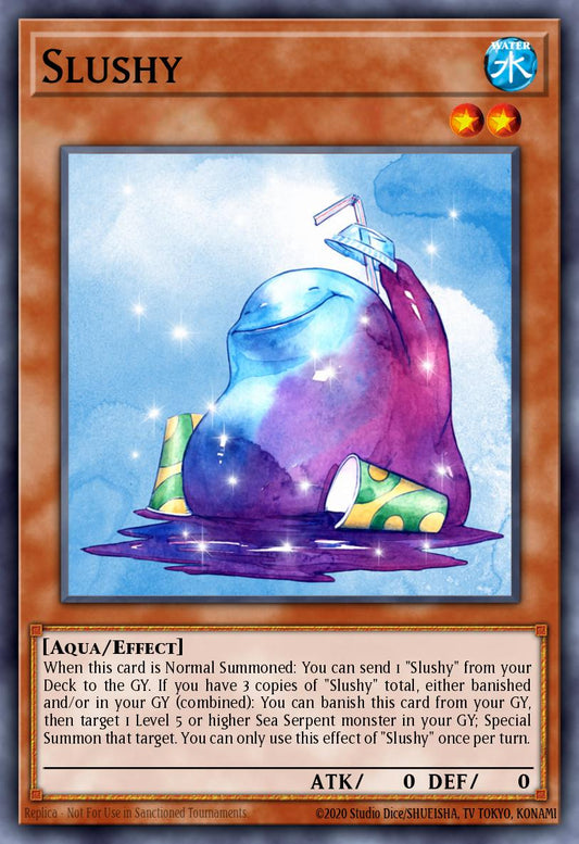 (196) YuGiOh TCG RA04: Quarter Century Stampede Single: Slushy (V.2 - Quarter Century Secret Rare)  Quarter Century Secret Rare