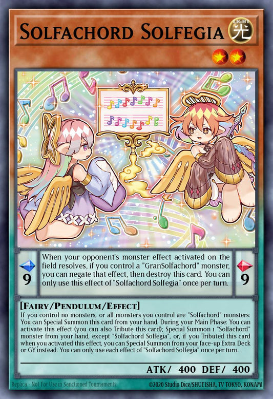 (020) YuGiOh TCG DOOD: Doom of Dimensions Single: Solfachord Solfegia  Common