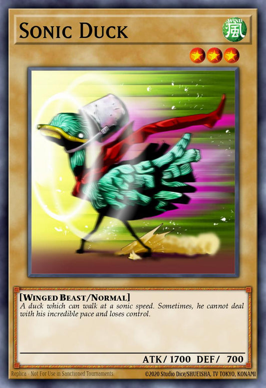 (057) YuGiOh TCG MFC: Magician's Force Single: Sonic Duck  Common
