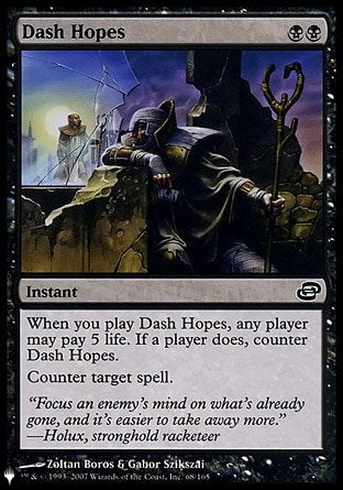 (068) Magic The Gathering The List Single: Dash Hopes  Common