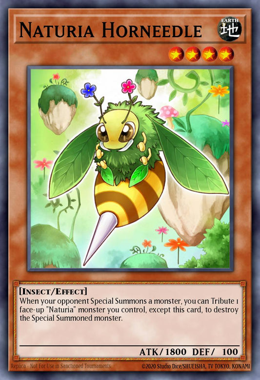 (105) YuGiOh TCG HAC1: Hidden Arsenal: Chapter 1 Single: Naturia Horneedle (V.1 - Common)  Common