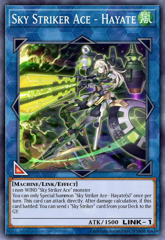 (073) YuGiOh TCG RA04: Quarter Century Stampede Single: Sky Striker Ace - Hayate  Quarter Century Secret Rare