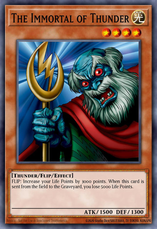 (059) YuGiOh TCG DB2: Dark Beginning 2 Single: The Immortal of Thunder  Common