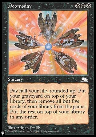 (000) Magic The Gathering The List Single: Doomsday  Rare