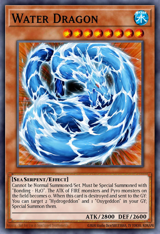 (042) YuGiOh TCG LEDU: Legendary Duelists Single: Water Dragon  Common