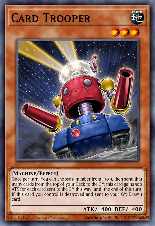 (172) YuGiOh TCG RA03: Quarter Century Bonanza Single: Card Trooper (V.2 - Quarter Century Secret Rare)  Quarter Century Secret Rare