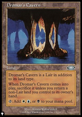 (138) Magic The Gathering The List Single: Dromar's Cavern  Uncommon