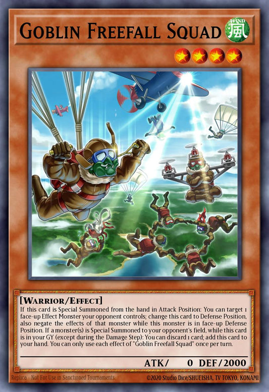 (029) YuGiOh TCG PHNI: Phantom Nightmare Single: Goblin Freefall Squad  Common