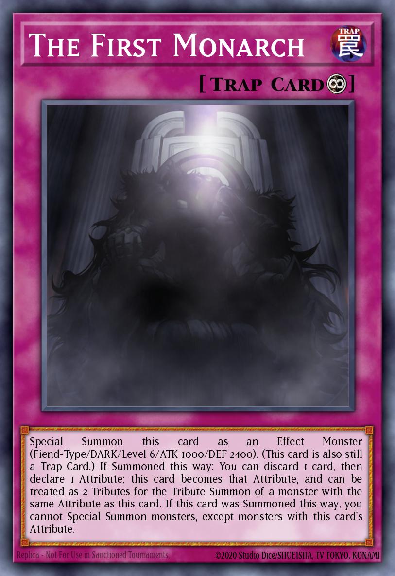 (091) YuGiOh TCG MAGO: Maximum Gold Single: The First Monarch  Rare