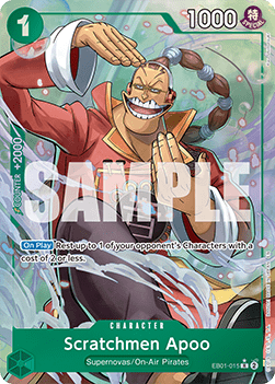 (EB01-015) One Piece TCG PRB02: The Best Vol.2 Single: Scratchmen Apoo (EB01-015) (V.2)  Alternate Art