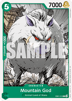 (EB01-018) One Piece TCG PRB02: The Best Vol.2 Single: Mountain God (EB01-018) (V.1)  Common