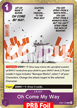 (EB01-038) One Piece TCG PRB02: The Best Vol.2 Single: Oh Come My Way (EB01-038) (V.2)  Common