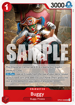 (OP03-008) One Piece TCG PRB02: The Best Vol.2 Single: Buggy (OP03-008) (V.1)  Uncommon