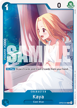 (OP03-044) One Piece TCG PRB02: The Best Vol.2 Single: Kaya (OP03-044)  Rare