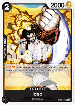 (OP04-077) One Piece TCG PRB02: The Best Vol.2 Single: Ideo (OP04-077) (V.1)  Common