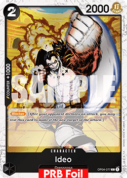 (OP04-077) One Piece TCG PRB02: The Best Vol.2 Single: Ideo (OP04-077) (V.2)  Common