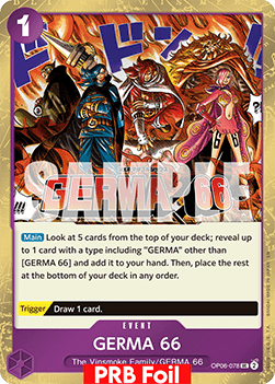 (OP06-078) One Piece TCG PRB02: The Best Vol.2 Single: GERMA 66 (OP06-078) (V.2)  Uncommon