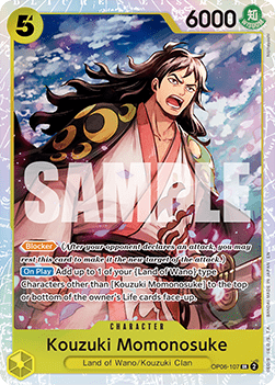 (OP06-107) One Piece TCG PRB02: The Best Vol.2 Single: Kouzuki Momonosuke (OP06-107)  Super Rare