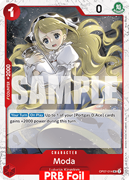 (OP07-014) One Piece TCG PRB02: The Best Vol.2 Single: Moda (OP07-014) (V.2)  Uncommon