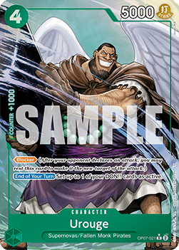 (OP07-021) One Piece TCG PRB02: The Best Vol.2 Single: Urouge (OP07-021) (V.2)  Alternate Art