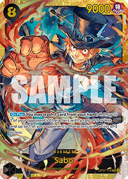 (OP07-118) One Piece TCG PRB02: The Best Vol.2 Single: Sabo (OP07-118)  Secret Rare