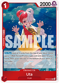 (OP09-002) One Piece TCG PRB02: The Best Vol.2 Single: Uta (OP09-002)  Rare