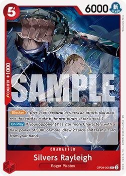 (OP09-005) One Piece TCG PRB02: The Best Vol.2 Single: Silvers Rayleigh (OP09-005)  Rare