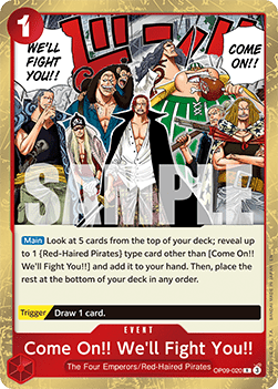 (OP09-020) One Piece TCG PRB02: The Best Vol.2 Single: Come On!! We'll Fight You!! (OP09-020) (V.1)  Rare