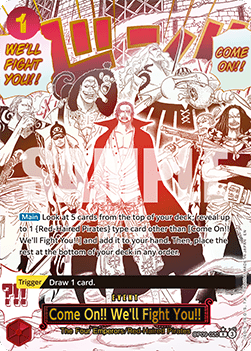 (OP09-020) One Piece TCG PRB02: The Best Vol.2 Single: Come On!! We'll Fight You!! (OP09-020) (V.2)  Alternate Art