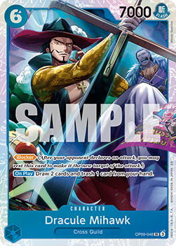 (OP09-048) One Piece TCG PRB02: The Best Vol.2 Single: Dracule Mihawk (OP09-048)  Super Rare