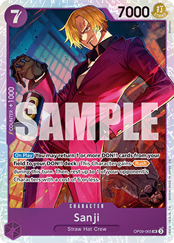 (OP09-065) One Piece TCG PRB02: The Best Vol.2 Single: Sanji (OP09-065)  Super Rare