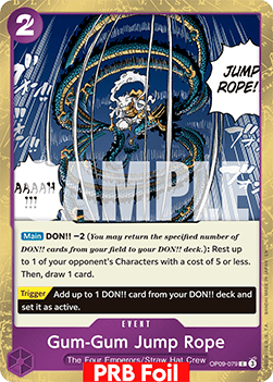 (OP09-079) One Piece TCG PRB02: The Best Vol.2 Single: Gum-Gum Jump Rope (OP09-079) (V.2)  Common