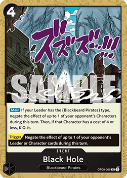 (OP09-098) One Piece TCG PRB02: The Best Vol.2 Single: Black Hole (OP09-098) (V.1)  Uncommon