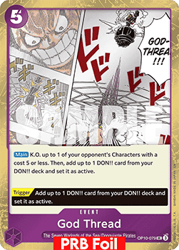 (OP10-079) One Piece TCG PRB02: The Best Vol.2 Single: God Thread (OP10-079) (V.2)  Uncommon