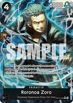 (OP10-095) One Piece TCG PRB02: The Best Vol.2 Single: Roronoa Zoro (OP10-095) (V.2)  Alternate Art