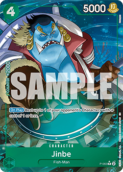 (P-063) One Piece TCG PRB02: The Best Vol.2 Single: Jinbe (P-063) (V.3)  Alternate Art