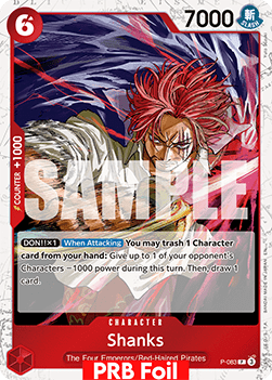 (P-083) One Piece TCG PRB02: The Best Vol.2 Single: Shanks (P-083) (V.2)  Promo