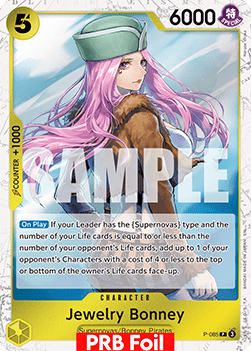 (P-085) One Piece TCG PRB02: The Best Vol.2 Single: Jewelry Bonney (P-085) (V.2)  Promo