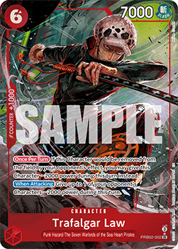 (002) One Piece TCG PRB02: The Best Vol.2 Single: Trafalgar Law (PRB02-002) (V.2)  Alternate Art