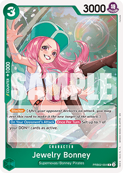 (004) One Piece TCG PRB02: The Best Vol.2 Single: Jewelry Bonney (PRB02-004) (V.1)  Rare
