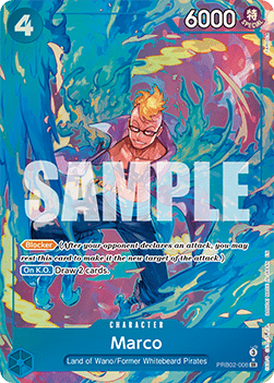 (008) One Piece TCG PRB02: The Best Vol.2 Single: Marco (PRB02-008) (V.2)  Alternate Art