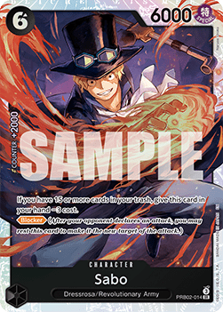 (014) One Piece TCG PRB02: The Best Vol.2 Single: Sabo (PRB02-014) (V.1)  Super Rare