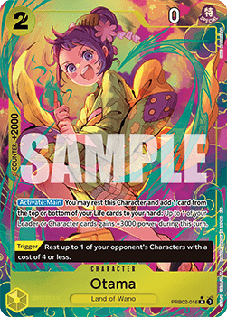 (016) One Piece TCG PRB02: The Best Vol.2 Single: Otama (PRB02-016) (V.2)  Alternate Art