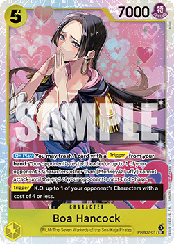 (017) One Piece TCG PRB02: The Best Vol.2 Single: Boa Hancock (PRB02-017) (V.1)  Super Rare