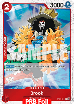 (ST01-011) One Piece TCG PRB02: The Best Vol.2 Single: Brook (ST01-011) (V.2)  Common