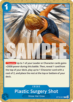 (ST12-017) One Piece TCG PRB02: The Best Vol.2 Single: Plastic Surgery Shot (ST12-017) (V.1)  Common