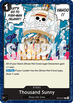 (ST14-017) One Piece TCG PRB02: The Best Vol.2 Single: Thousand Sunny (ST14-017) (V.1)  Common